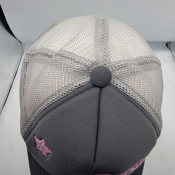 The North Face Womens Bear Star Black Pink Trucker Hat Cap Breathable Comfort main image 5